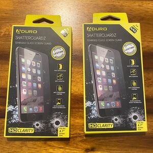 Pack of 2 - iPhone 6/6S Tempered Glass Screen Protector